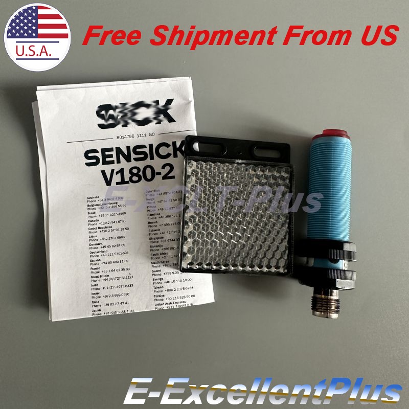 Photoelectric Sensor VL1802P42436 For Sick VL180-2P42436 6037496 10-30VDC 4-Pins