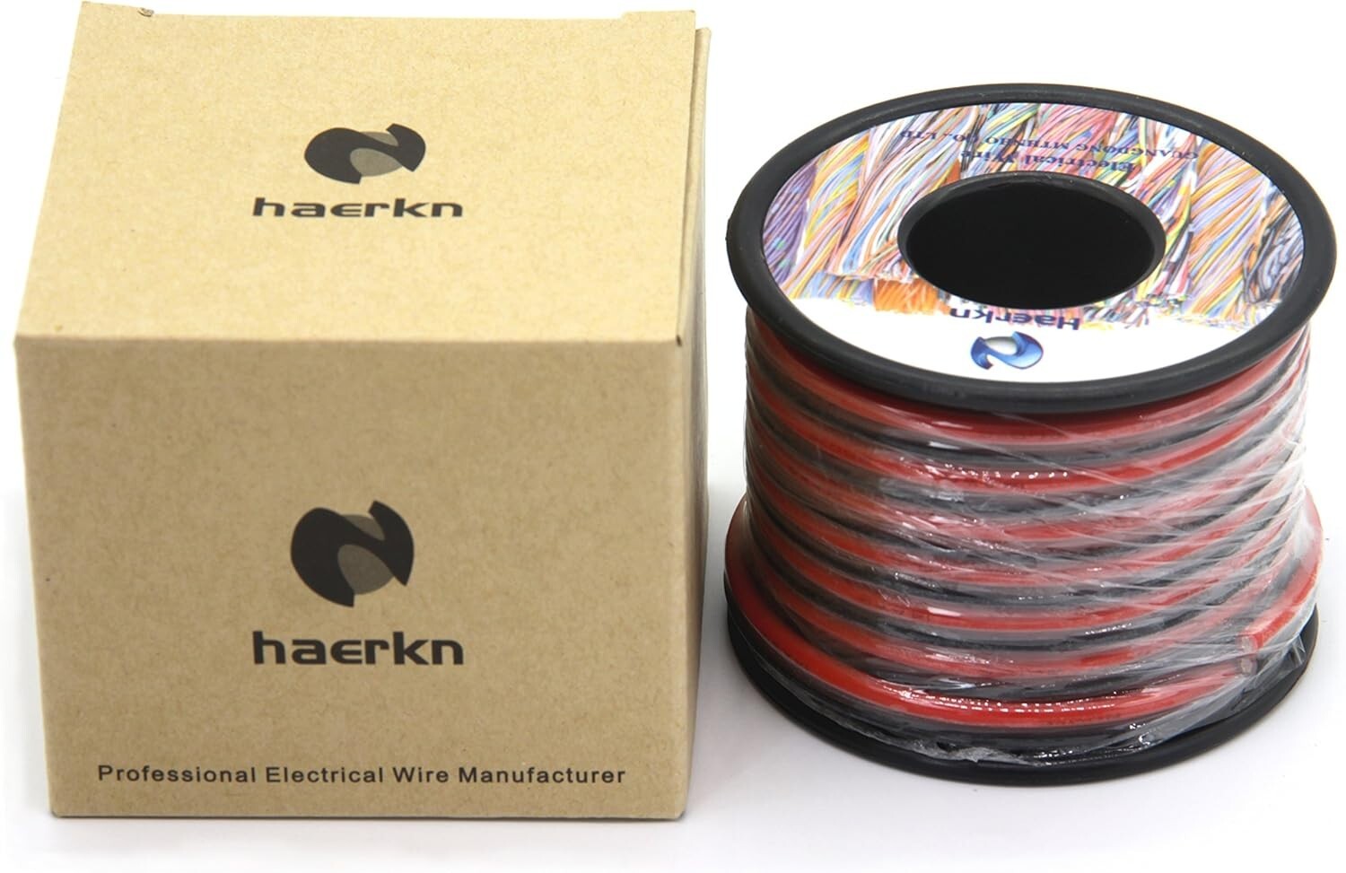18 Awg Silicone Electrical Wire 2 Conductor Parallel Wire line 60ft, Black 30ft