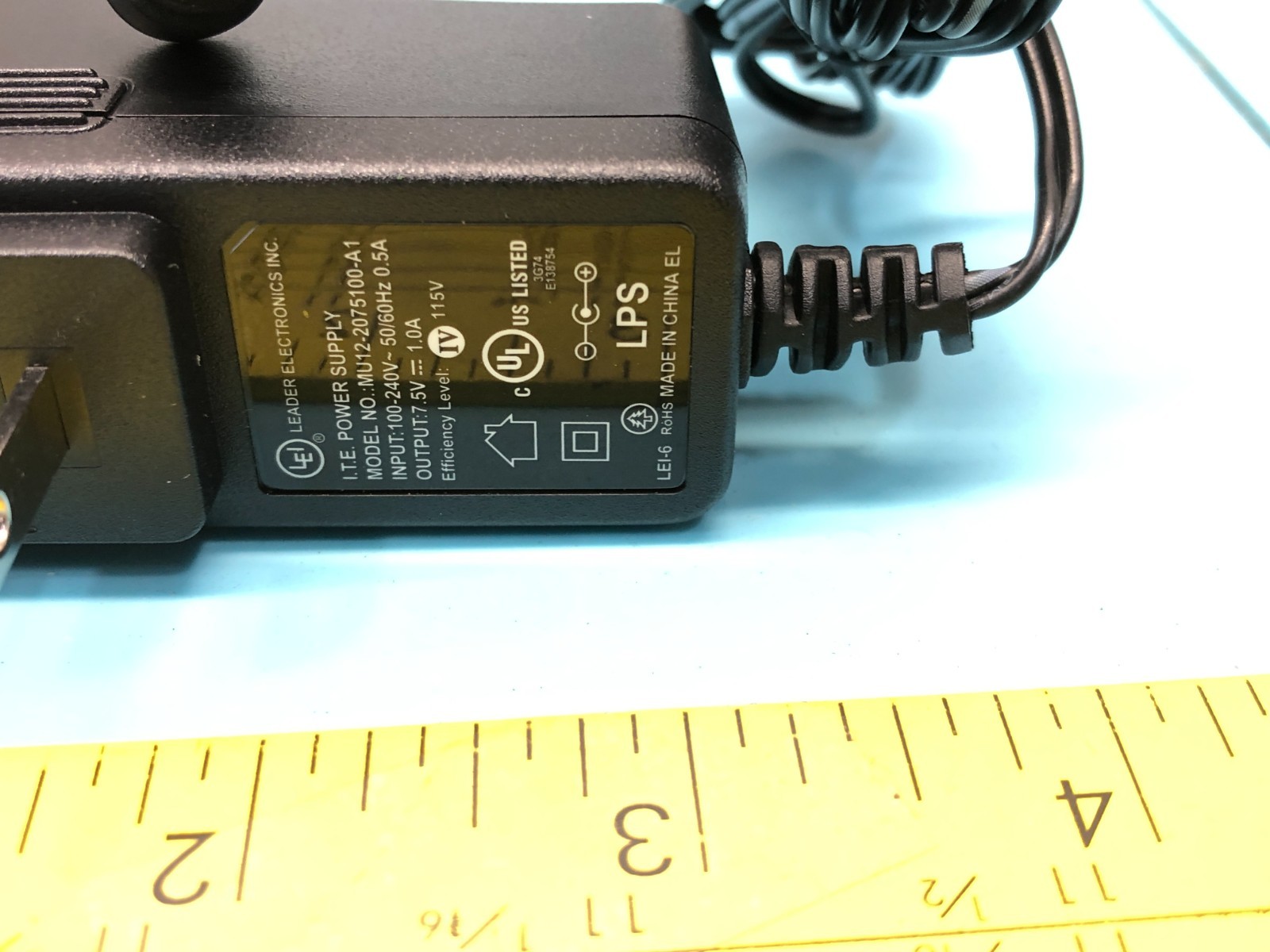 80 Leader Electronics MU12-2075100-A1 ITE Power Supply, 21612AMO7510003, 195688