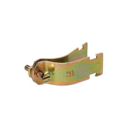 Steel City C 105 4EG, Channel Pipe Strap, Pipe Strap 11Ga 4In Eg Steel, 1 PC