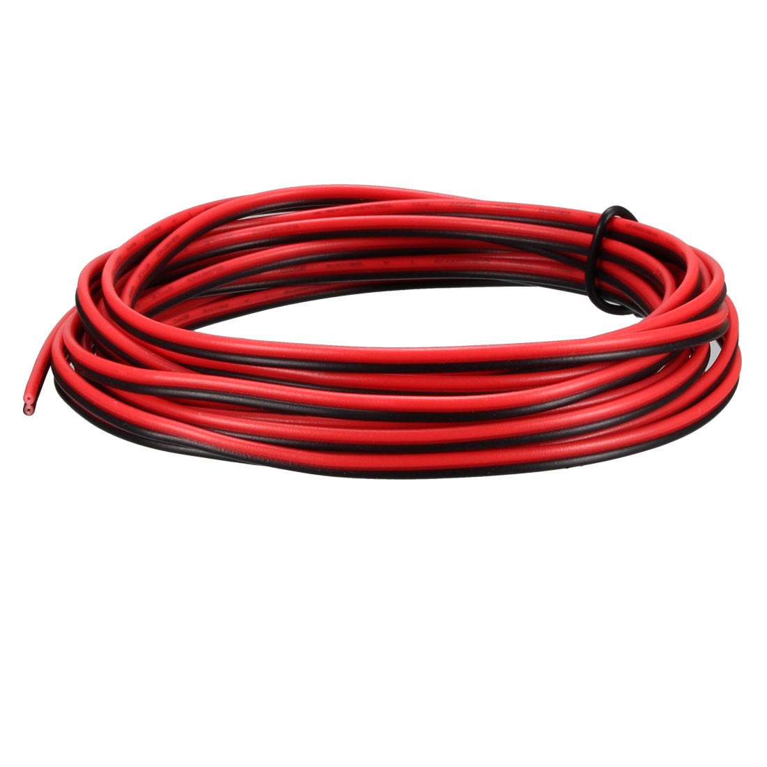 Red Black Wire 2pin Extension Cable Cord 26 AWG Parallel Wire 3 Meters Length