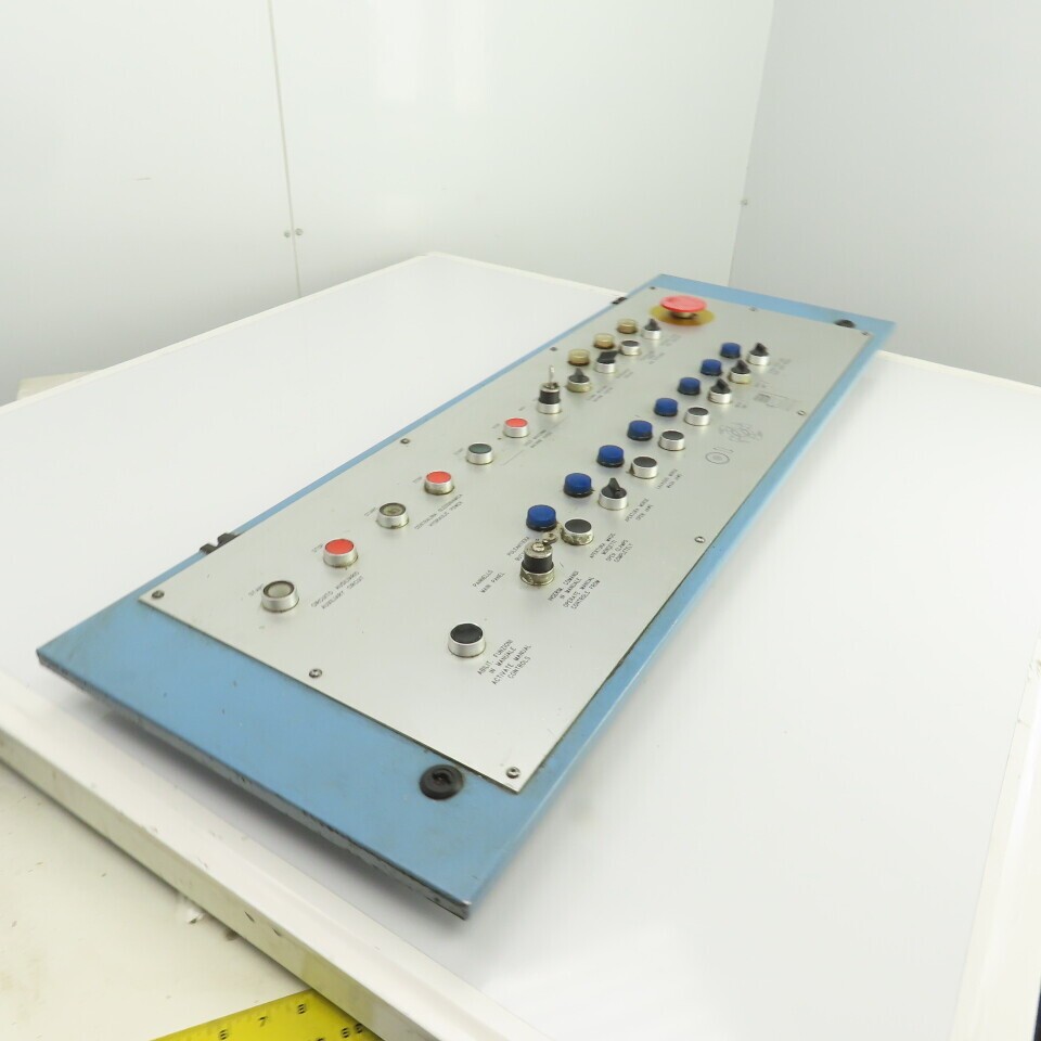 Sinico Operator Control Panel W/ E-Stop, Selector & Push Switches Indicators