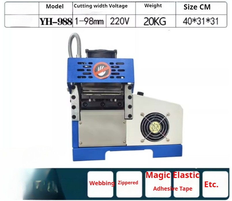 Ribbon Computer Tape Cutter Hot and Cold Tape Cutter Zipper Automatic Cutter