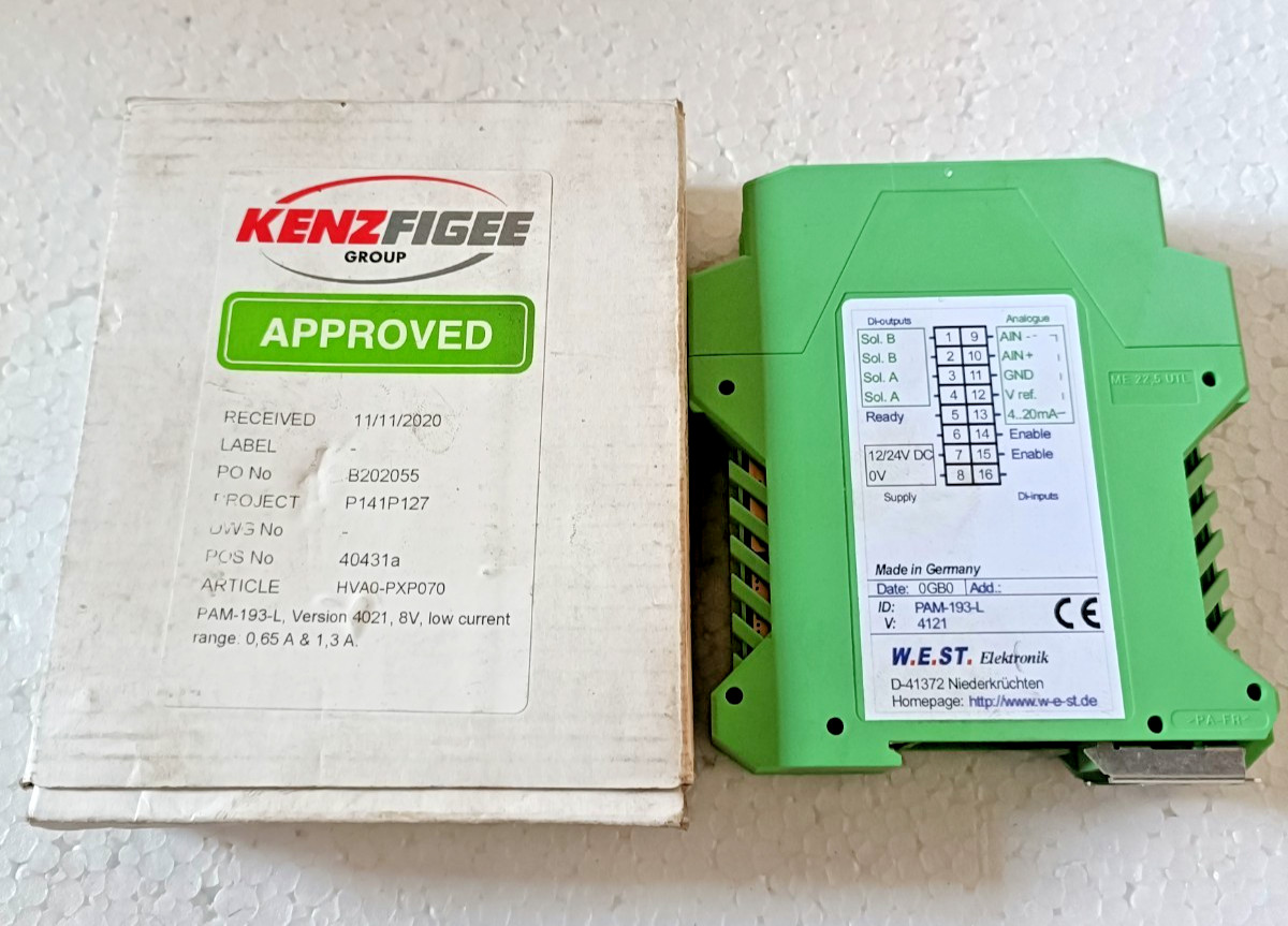 W.E.ST. Elektronik PAM-193-L Proportional Amplifier Module