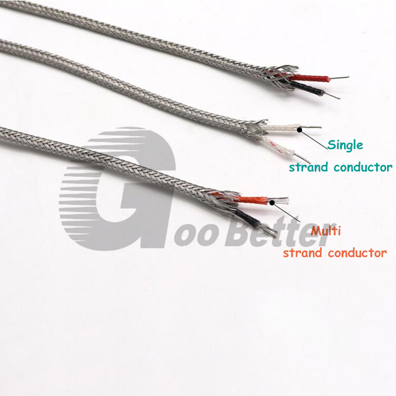 Type K Thermocouple Compensating Cable Extension Wire Shield Braided For sensor