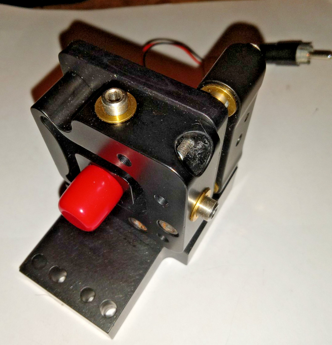 NEWPORT NEW FOCUS 9095 Five-Axis Fiber Launcher Flexure Design W/COHERENT LASER