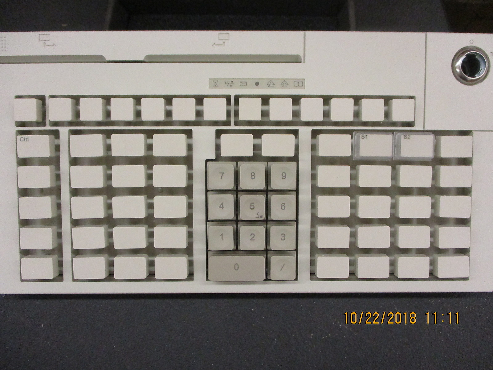 New, Toshiba, 00DN087 67KEY-Pearl White POS KEYBOARD