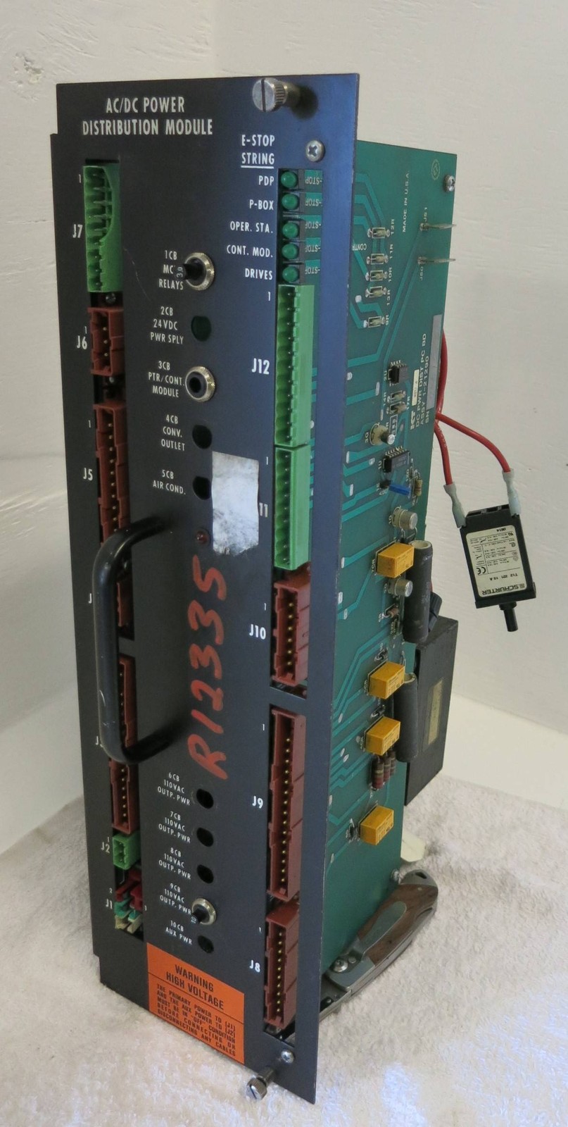 KT 1-2129200 Rev. 7 AC/DC Power Distribution Module 1-21290 Schurter