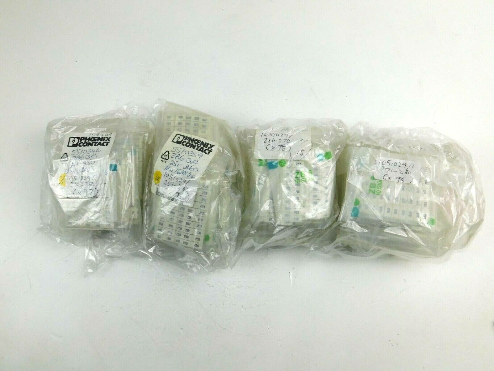 Phoenix Contact Marking Strips 1051029 No. 241-280 ** Lot 384 Pieces **