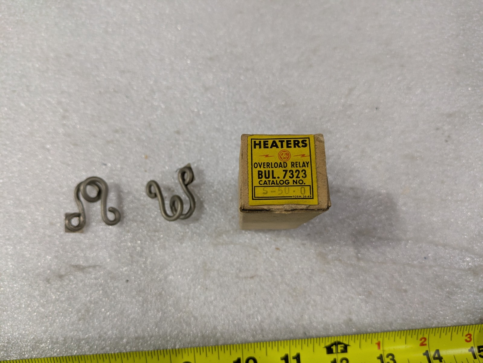 Joslyn Clark S-50.0 Bulletin 7323 Overload Relay Heater Element Coil Box of 2