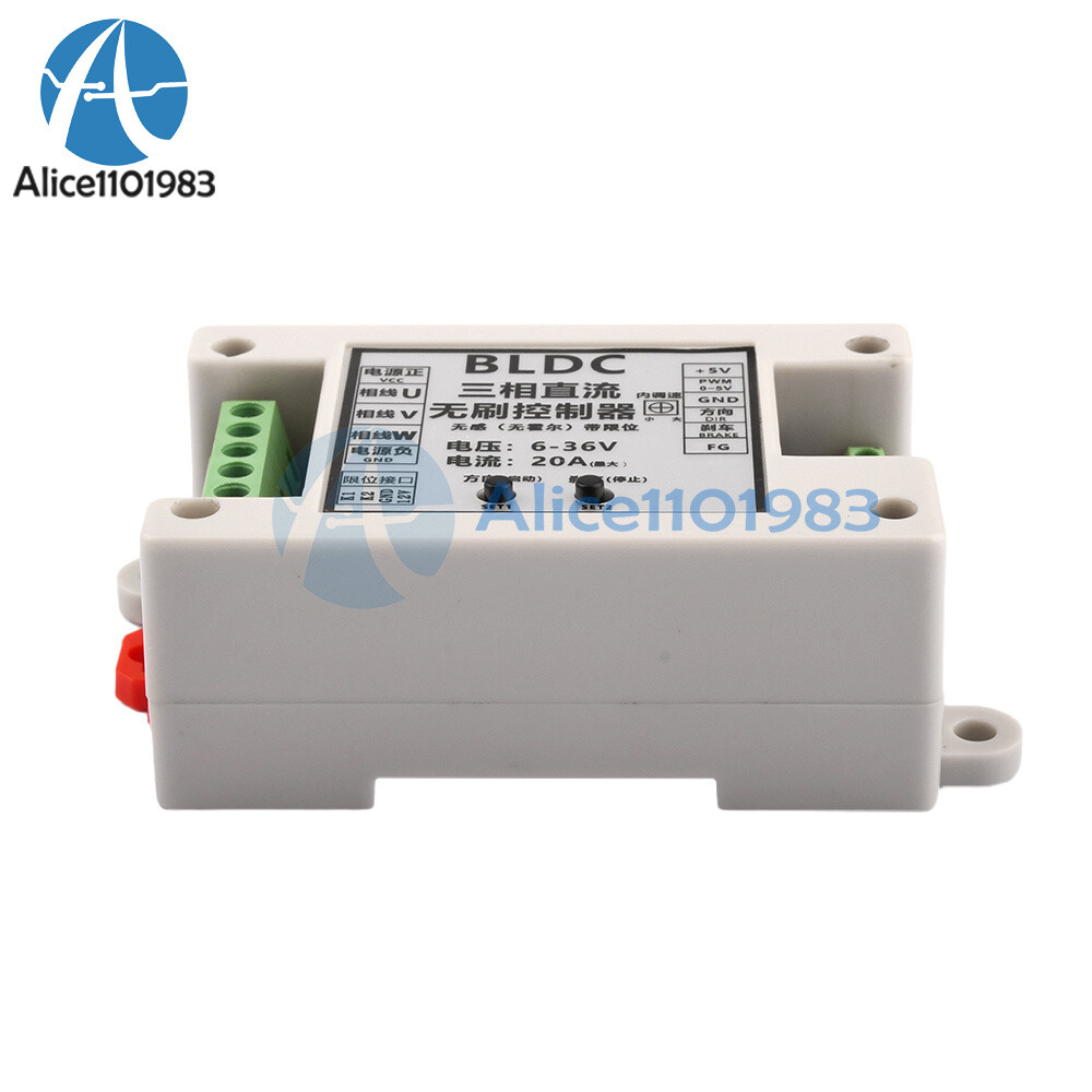 ZS-X14 400W BLDC 3-phase DC Brushless Driver Control Board Motor Controller DIY