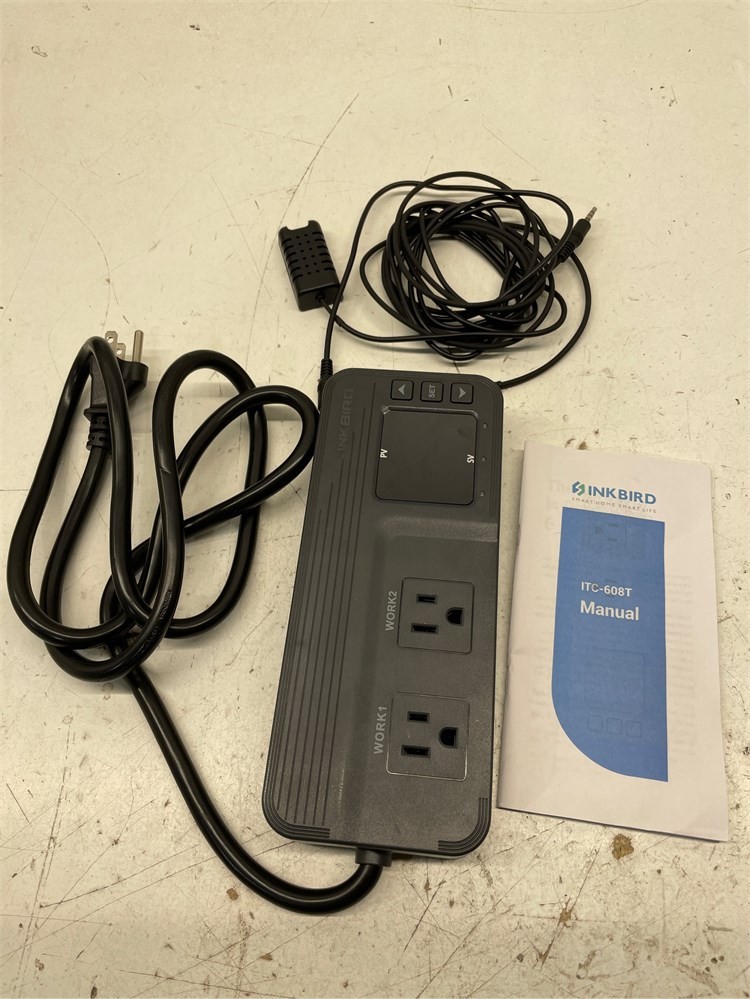 Inkbird Temperature and Humidity Controller ITC-608T Pre-Wired Dual