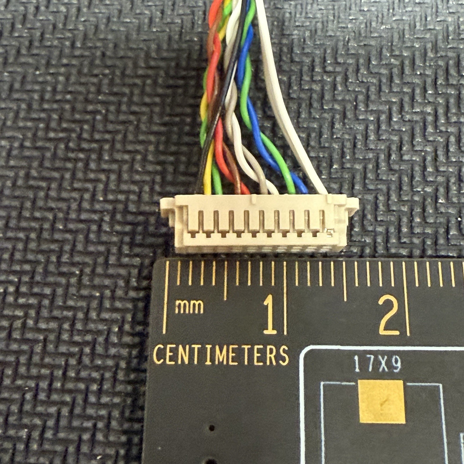 Advantech QD11703 PC/104 20-Pin SPH10x2 LVDS LCD Cable 18in NOS