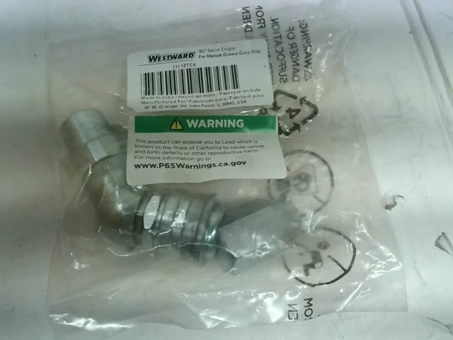 Westward 1ZTC8 Grease Coupler 7000 PSI 360 Deg Swivel-New In Box
