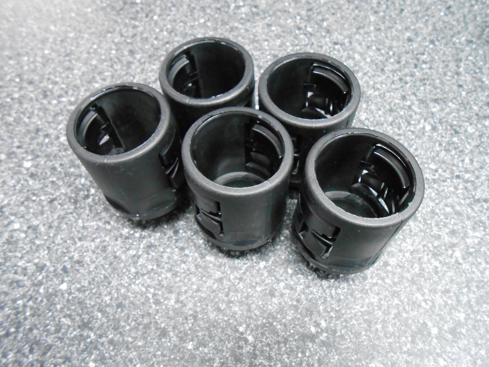 5 x REIKU PAGOB-23M25 CONDUIT STRAIGHT CONNECTORS WITHOUT SEAL MALE THREAD