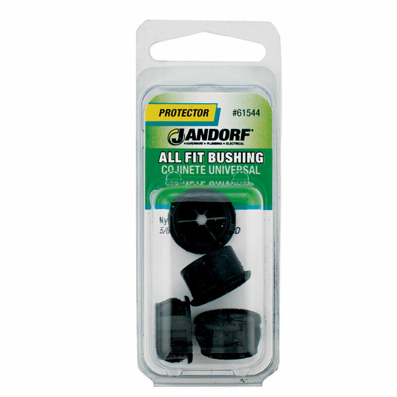 Jandorf Protector NYLON BUSHING 4 pk Black 5/8″ Hole Insulate Cable Rope 61544