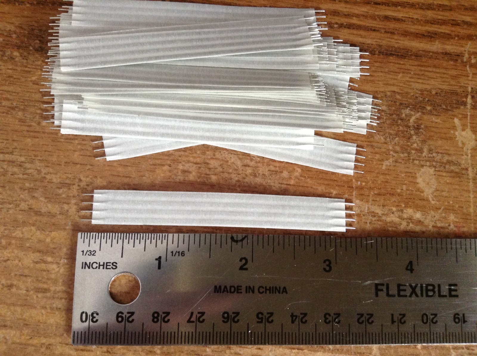 (lot Of 60 ) Flexible Flat Ribbon Cable 4 Way (wire) Jumper Cable