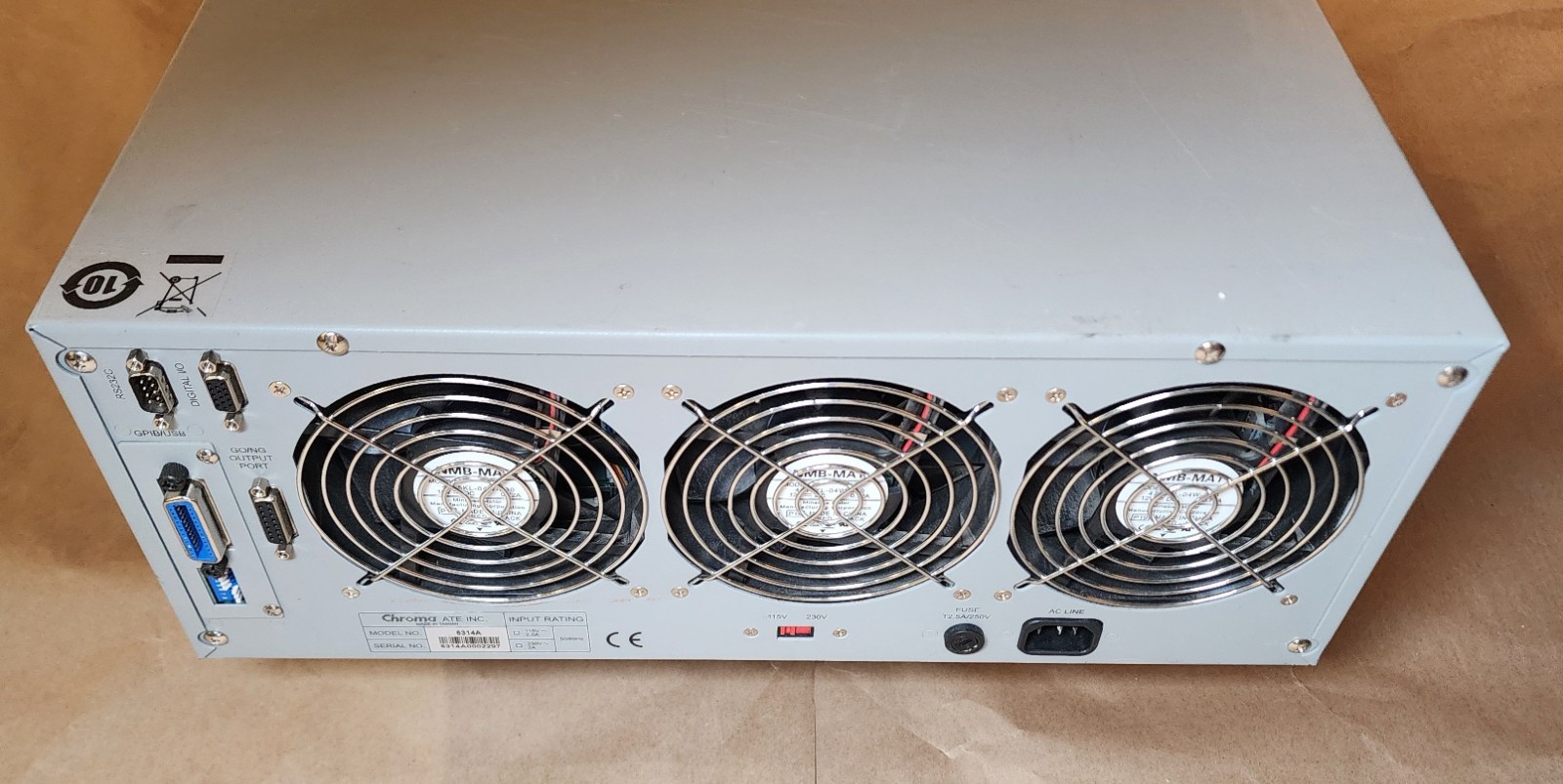 Chroma 6314A DC Electronic Load 4-Slot Mainframe w programmable 63102A 63103A