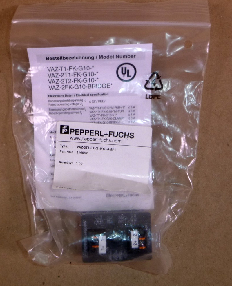 VAZ-2T1-FK-G10-CLAMP1 Pepperl + Fuchs AS-Interface splitter box 216042