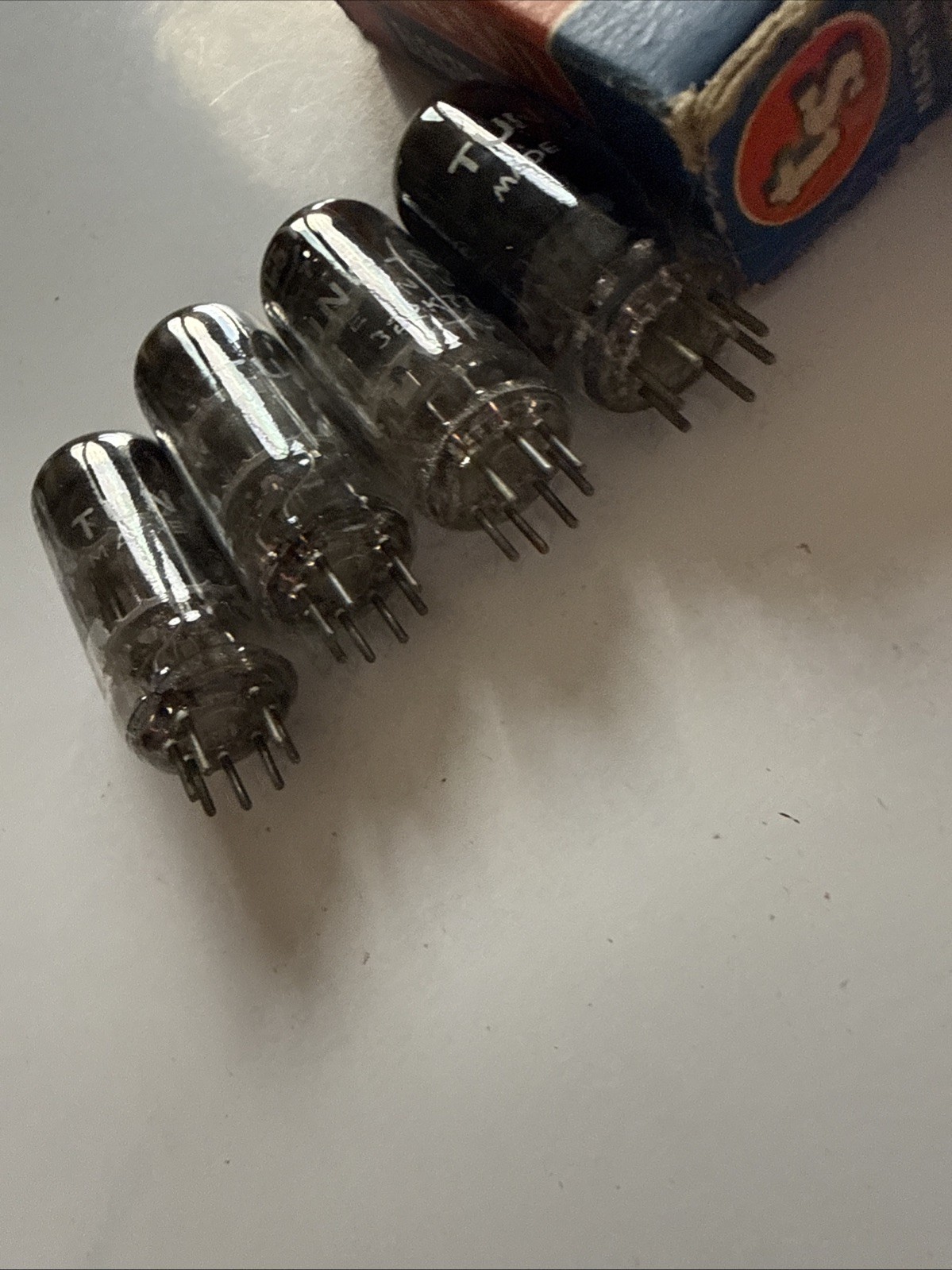 Lot Of 4: Tung-sol 6186 / 6AG5 Vacuum Tube – NOS NIB Tu17