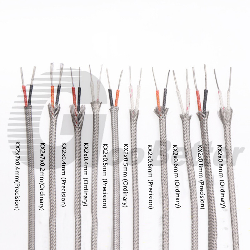 K Type Thermocouple Compensating Shielded Braided Extension Cable Wire High Temp