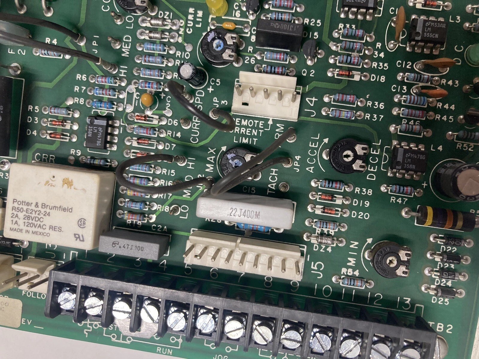 DC DRIVE NIDEC CORP 2450-8010 / 24508010 (USED)