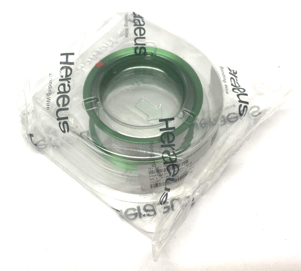 Heraeus ALSI-S Bonding Wire 1.25 mil Diameter 1640′ Length EXPIRED MARCH 2023