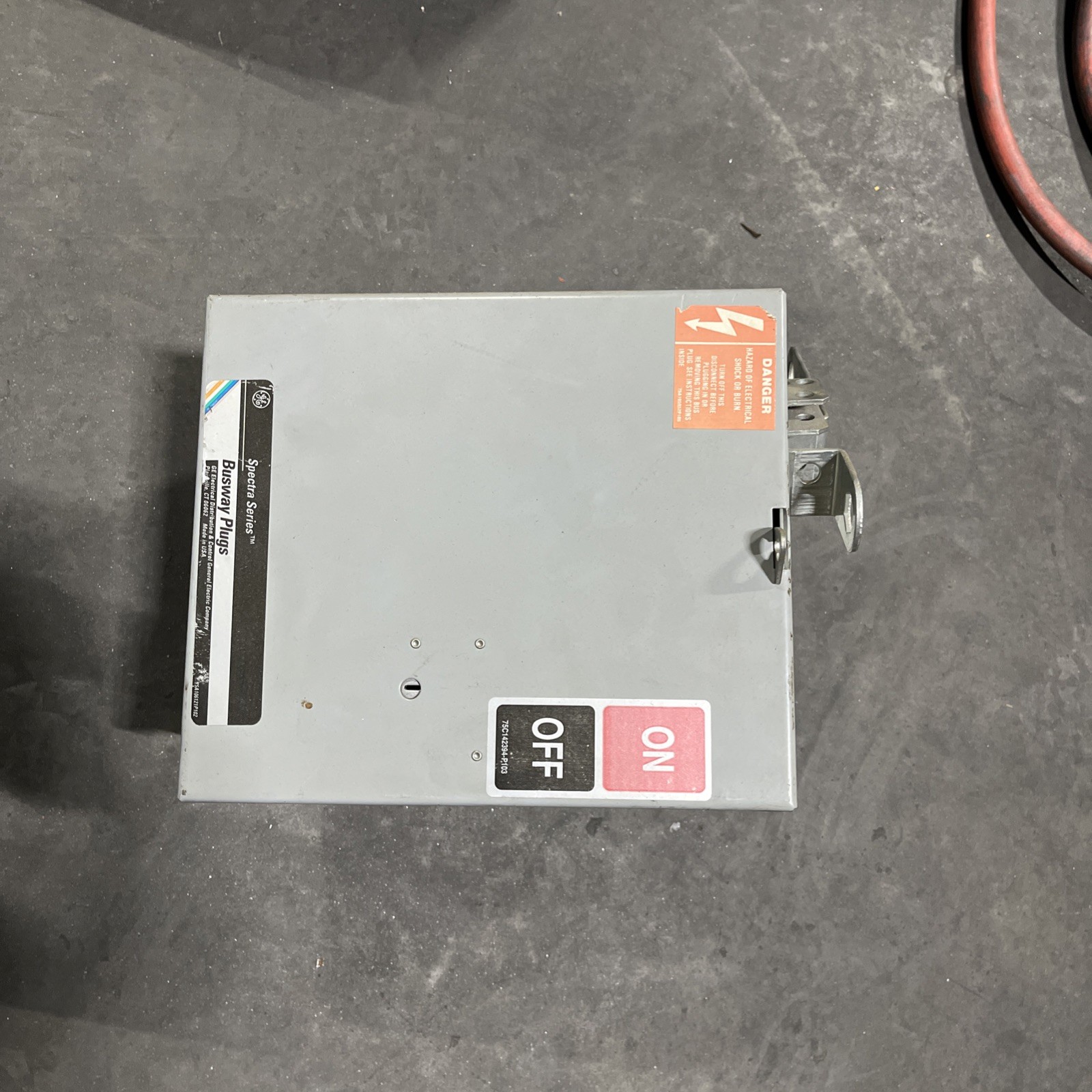 *Used In Great Shape* GE SPECTRA SB362RR/RG/RGR 60A 600V 3PH 3W FUSIBLE BUS PLUG