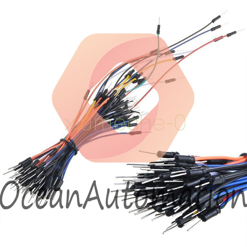 10pcs Male to Male 65pc Solderless Flexible Breadboard Jumper Cable Wires 650pcs