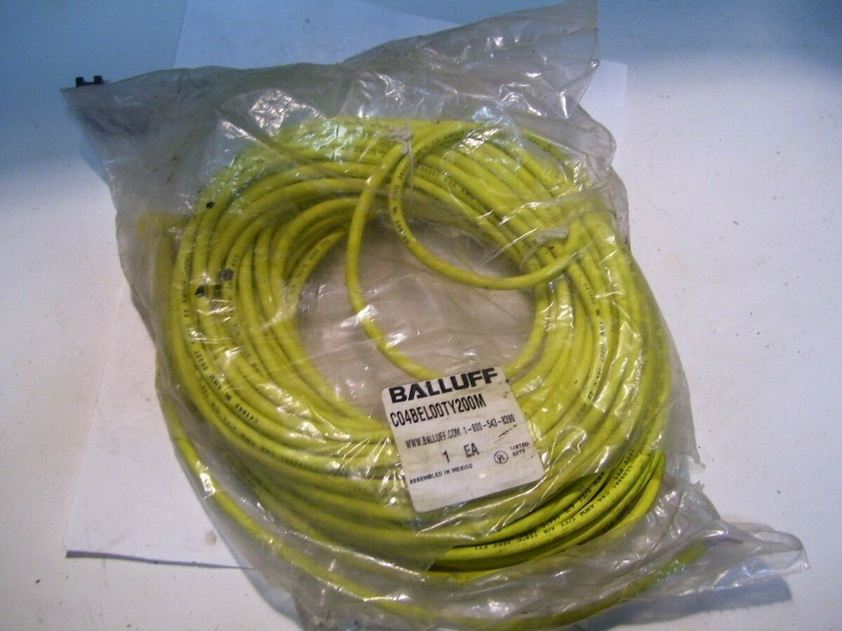 NIB BALLUFF C04-BEL-00-TY-200M 20M SENSOR CABLE P3216