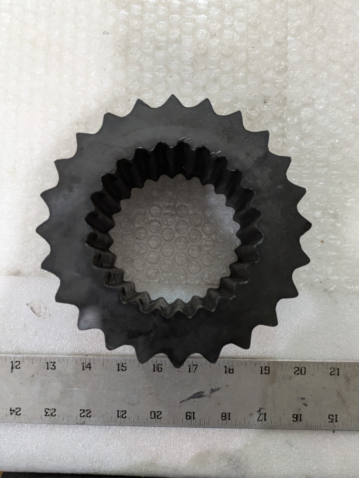 SIZE 8 Rubber Gear Coupling Sleeve Industrial Drive Flexible Spline OEM Part