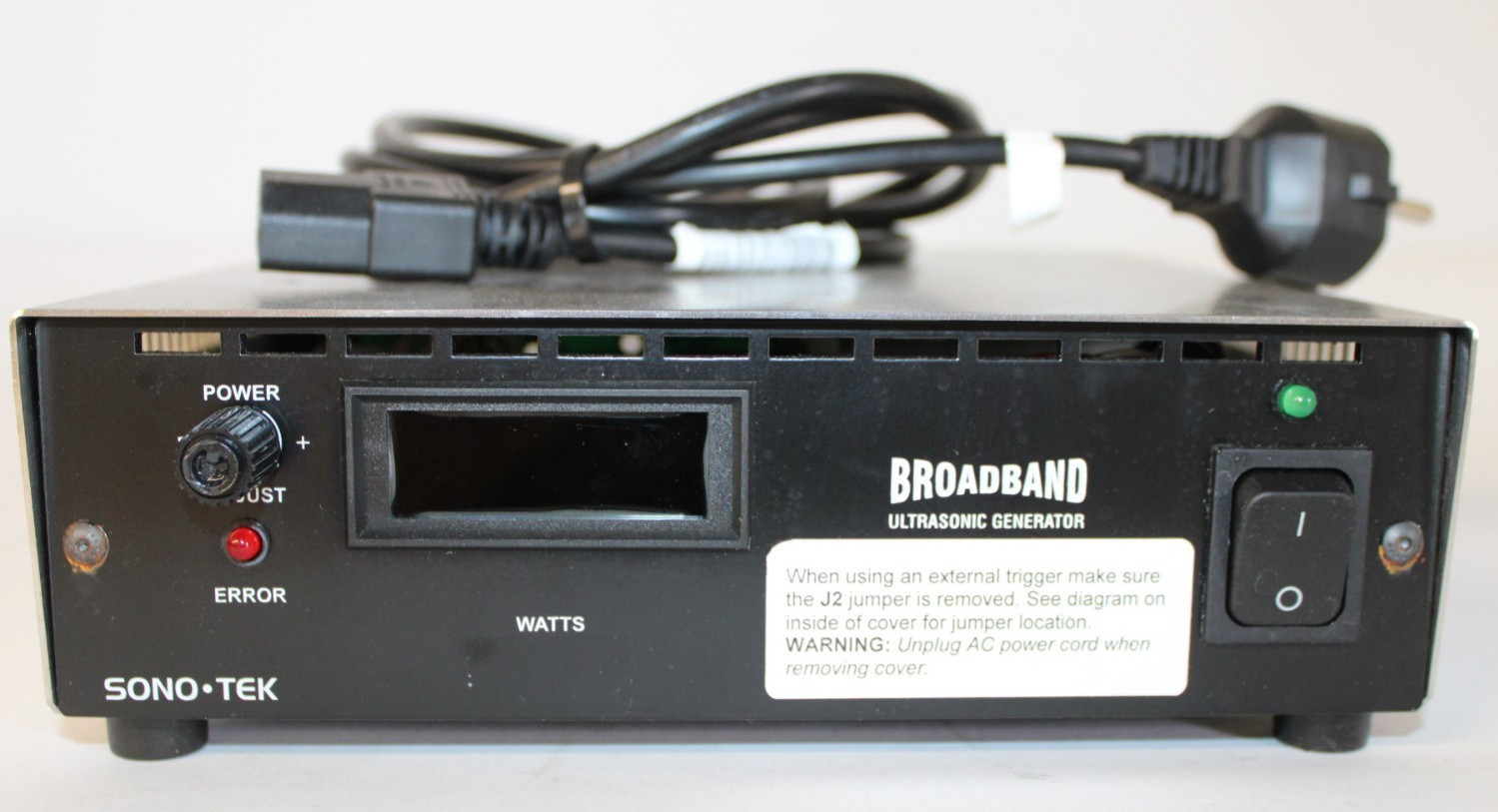 SONO-TEK 06-05108 BROADBAND ULTRASONIC GENERATOR -US IMPORT FEE IS PAID-