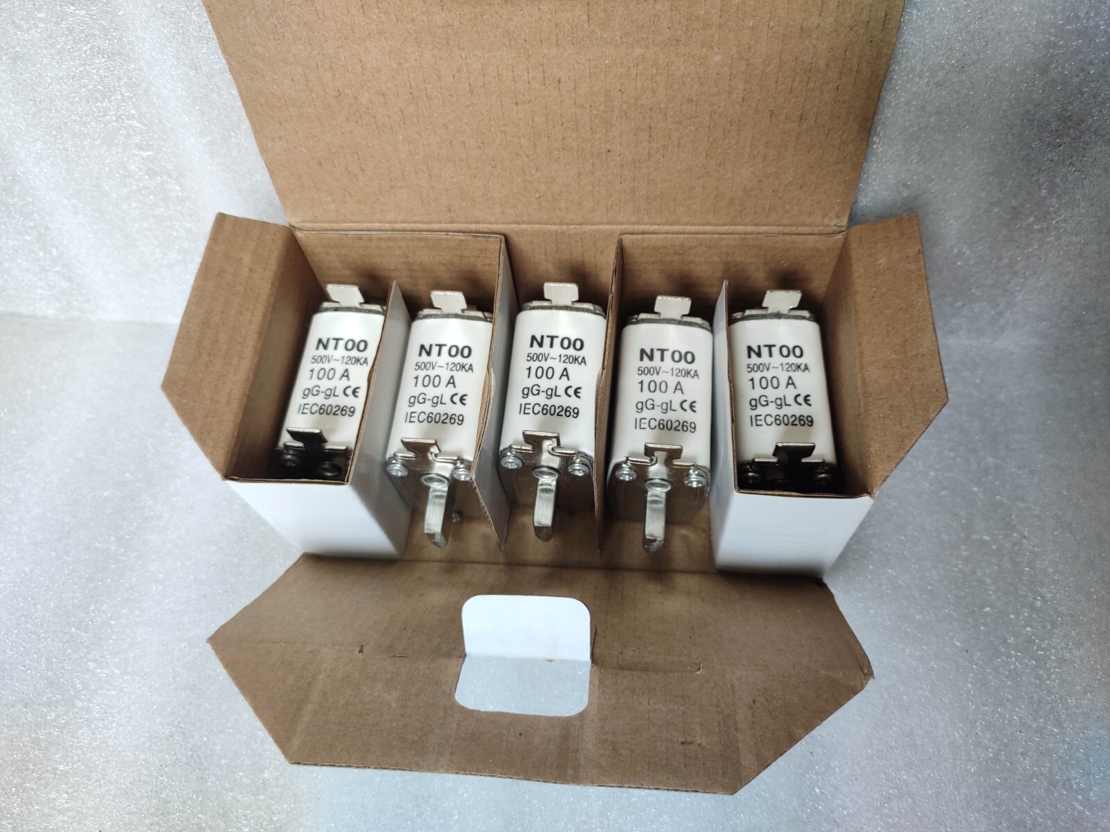 NT00 – LV-HRC – Fuse Link – 100A – 500V – IEC6269 – EN60269 – Qty 5pcs