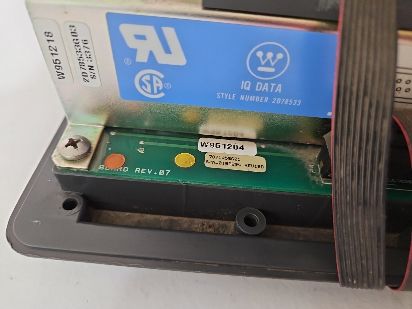 Westinghouse IQ Data Three Phase Power Supply Module 2D78533G03 Culter-Hammer