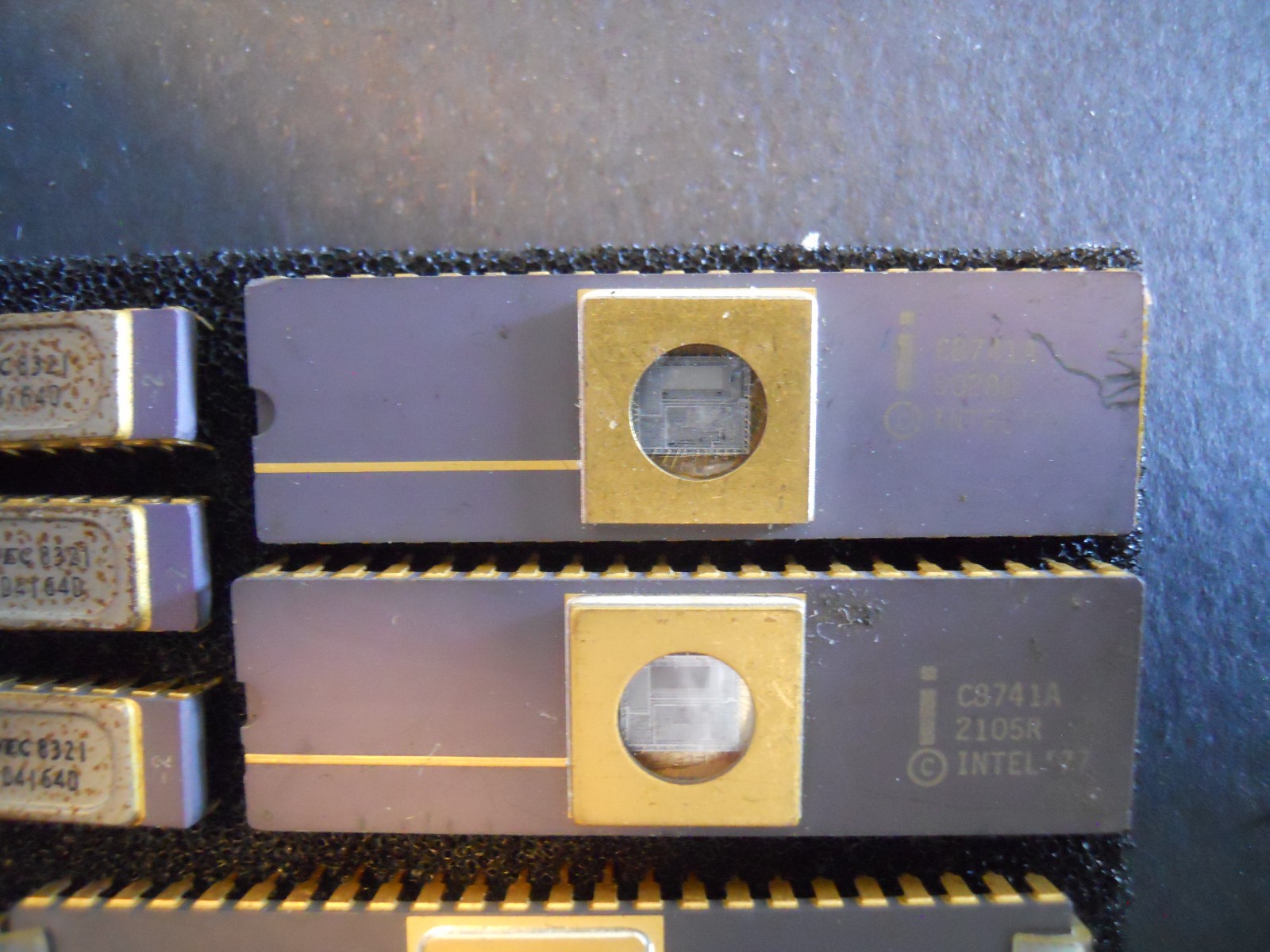 Vintage IC Lot – ADC80H-AH-12 C8741A M5K4164NS AM8152ADC D4164D M5K4164NS AD2671