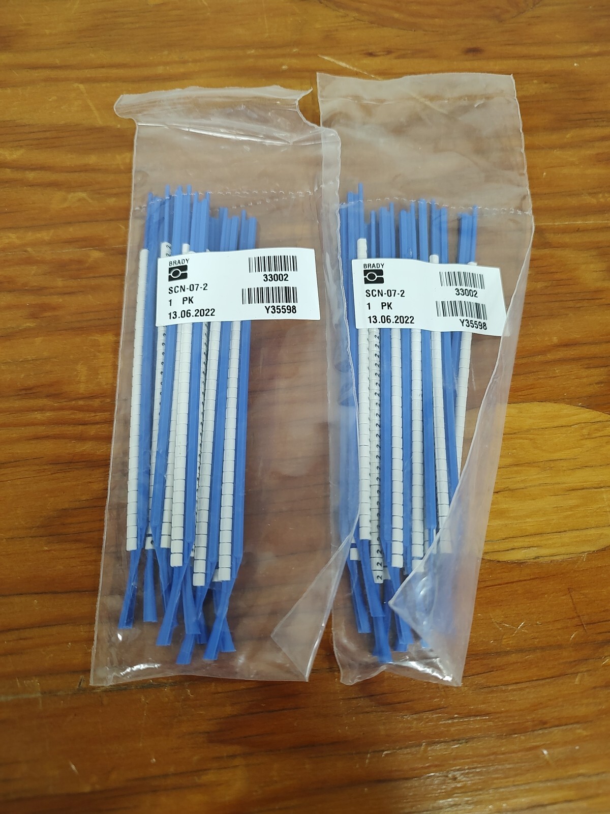 Brady Wire Marker Wand SCN-07-2 *LOT OF 2 BAGS*