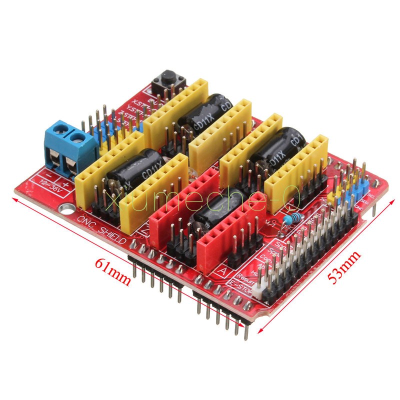 CNC Shield V4 Engraving Machine Stepper Motor Driver for Arduino GRBL Compatible