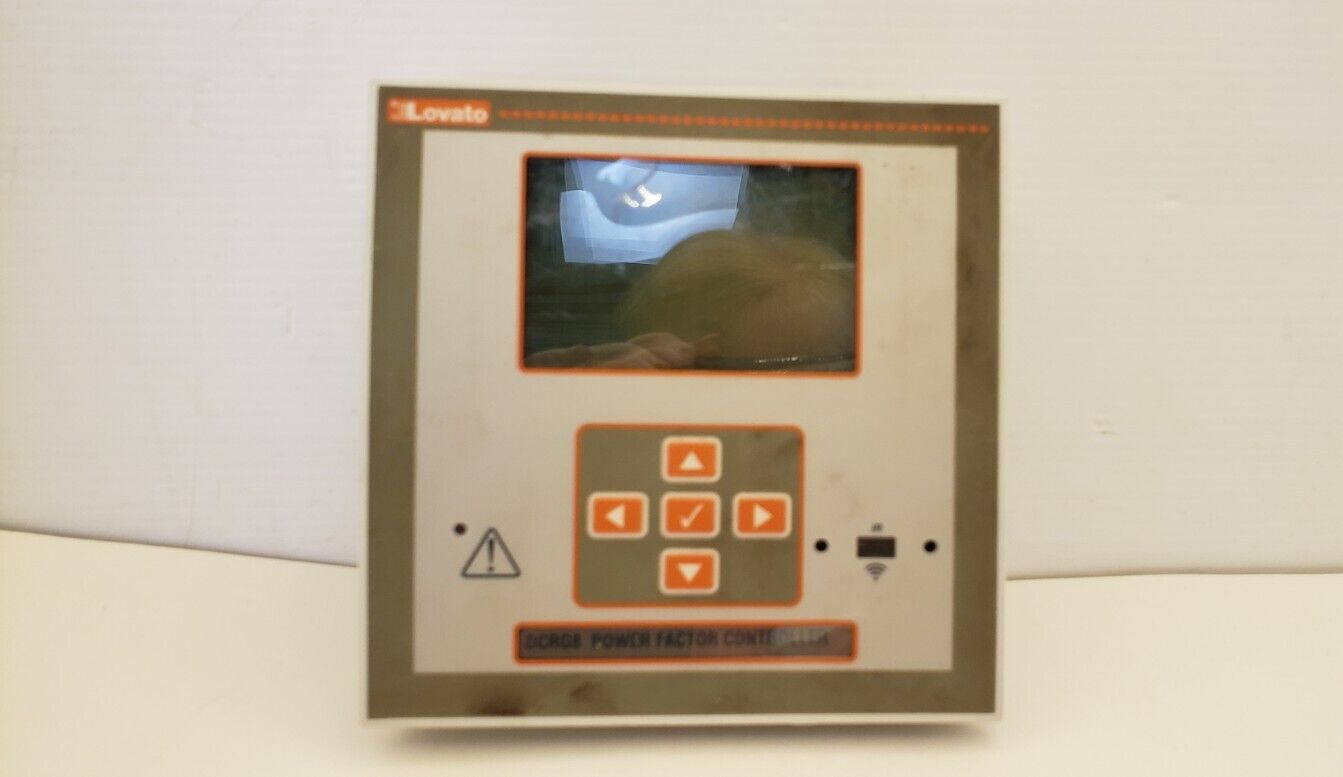 LOVATO DCRG8 POWER FACTOR CONTROLLER, 5A 100-415VAC 50/60Hz