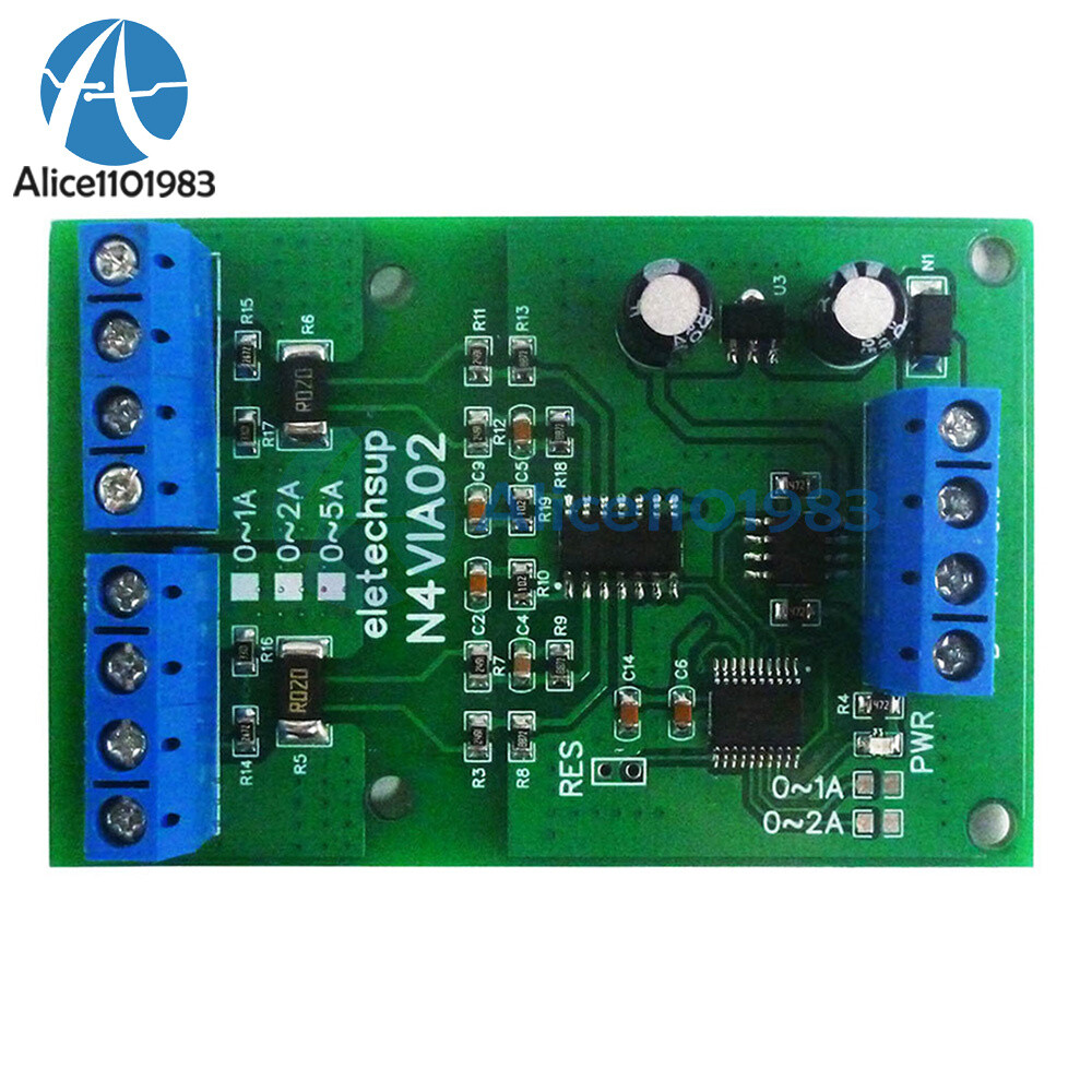 RS485 0~1A 0~30V Current Voltage Collector Voltage Signal Acquisition MODBUS RTU