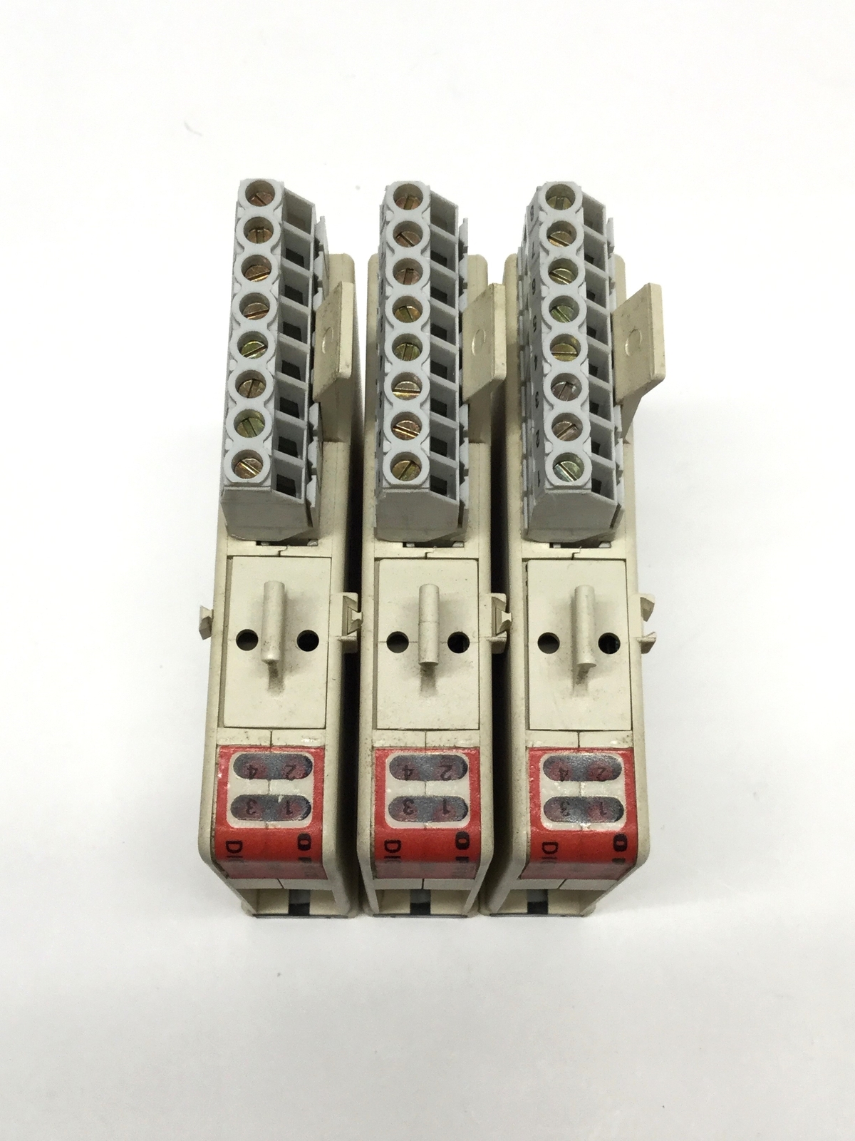Lot of 3 Opto 22 SNAP-ODC5SNK Digital Output Modules, 4-Channel, 5-60VDC Sinking