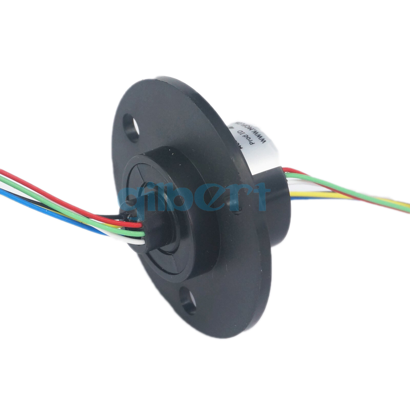 5mm Hole 6 Wires 2A Circuits 250Rpm ABS Capsule Slip Ring 600V Monitor Robotic