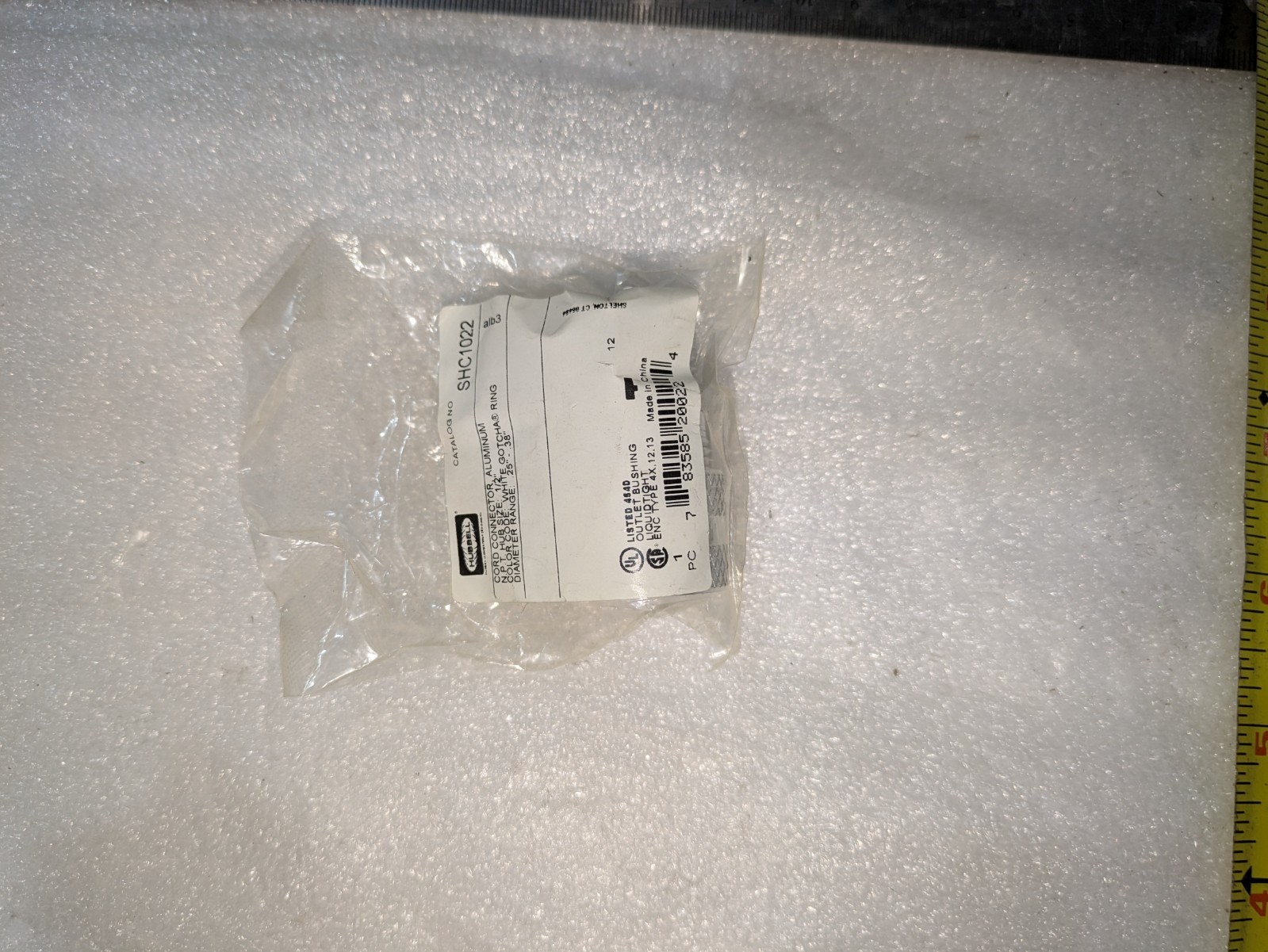 HUBBLE SHC1022 CORD CONNECTOR ALUMIUM (BOX OF 40)