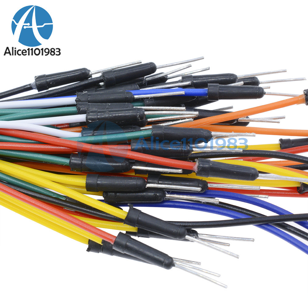 1/2/5/10PCS 65pcs Male to Male Flexible Solderless Breadboard Jumper Wires Cable