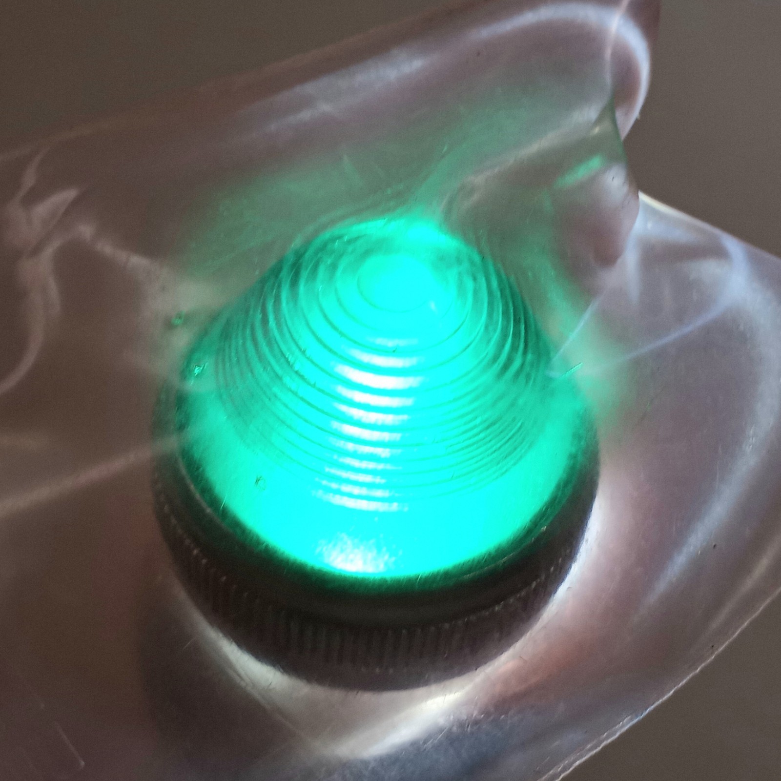 Vtg Drake SMLW 5796-523 Lamp Holder 75W-125V General Instrument GreenLight Cover