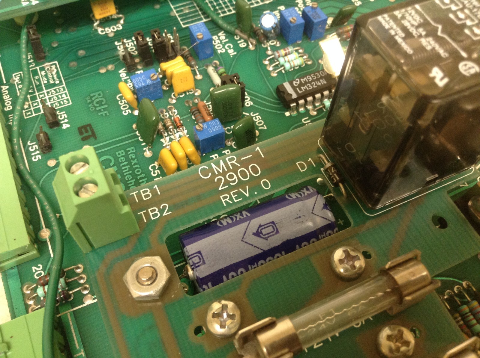 Rexroth CMC-1 0609 Rev 3A Circuit Board ES-43-A CMR-1 2900 Rev 0 HAF-1 RR-809735