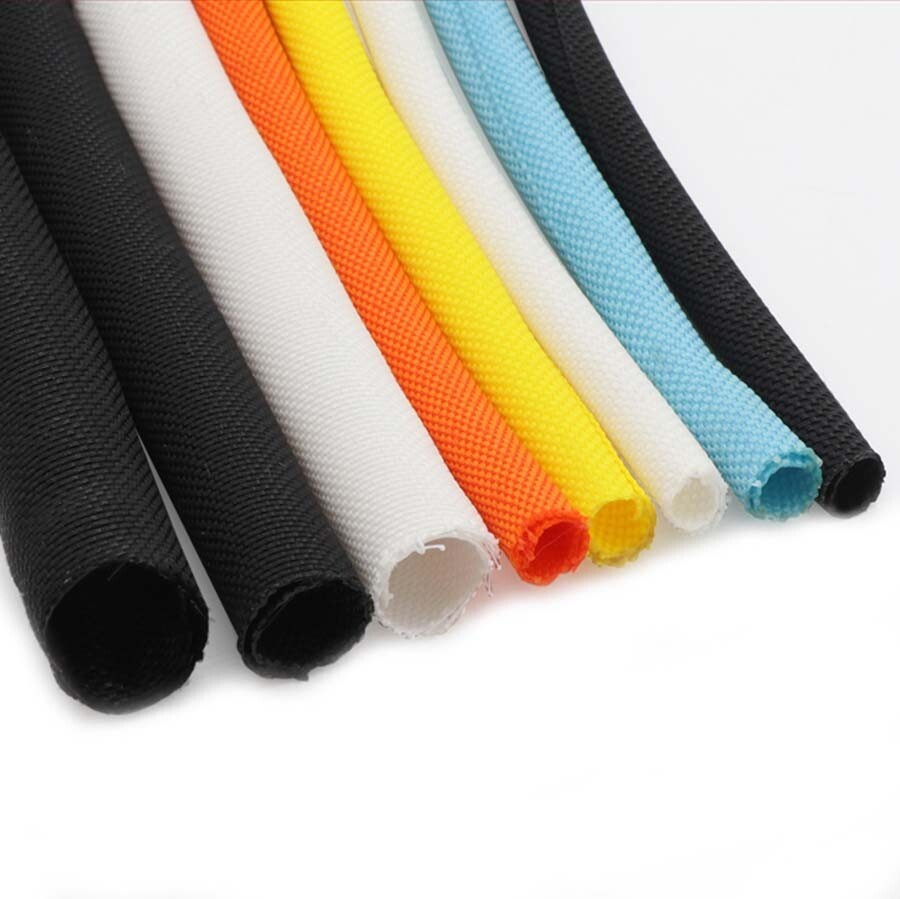 5mm-60mm Braided Split Cable Wire Sleeve Self-WRAP Wire Harnessing Sheathing