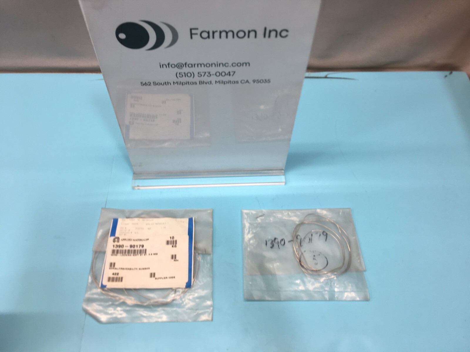 Lot of 10 AMAT 1390-90179 WIRE – LOCKING SOFT ST.ST. 0.9mm, 191413