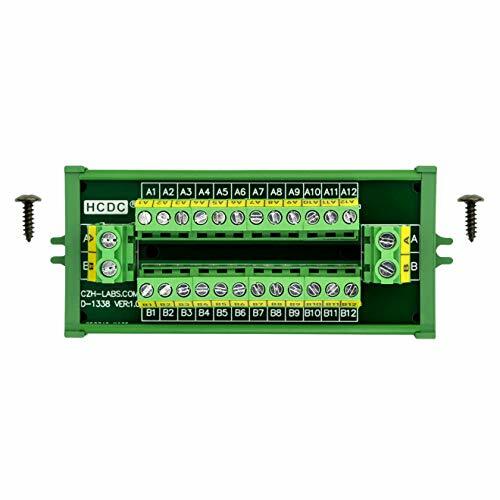 30amp/300v 2×12 Position Terminal Block Distribution Module screw Mount