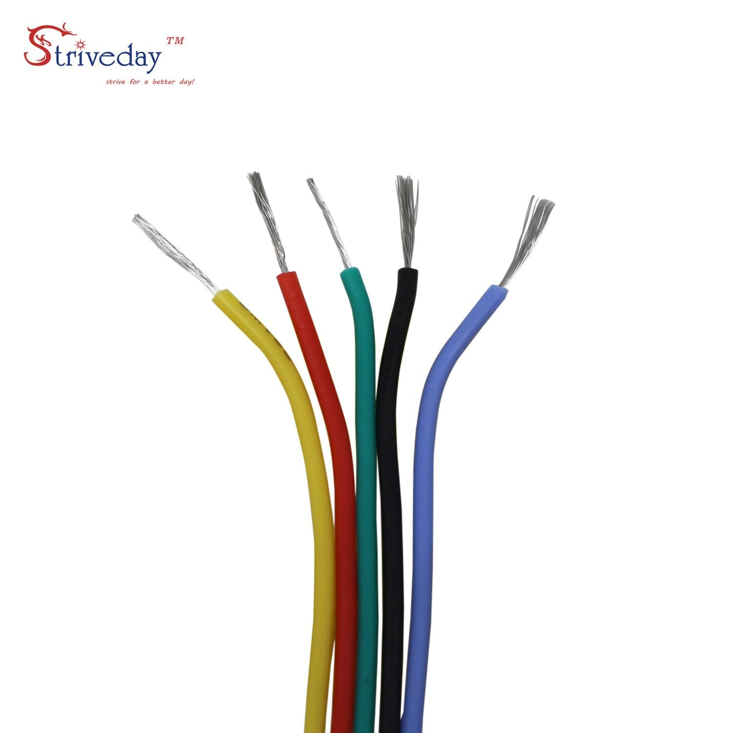 Striveday™ 30 AWG Flexible Silicone Wire Electric Wire 30 Gauge Tinned Copper…