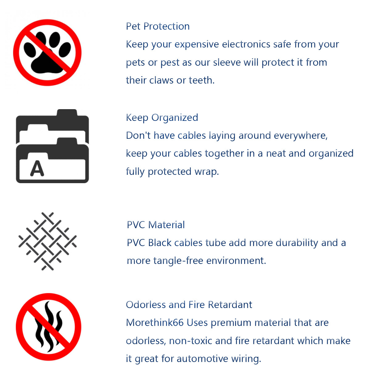 Flexible PVC Cable Sleeve Insulation Wire Harness Tube for Automotive/Industrial